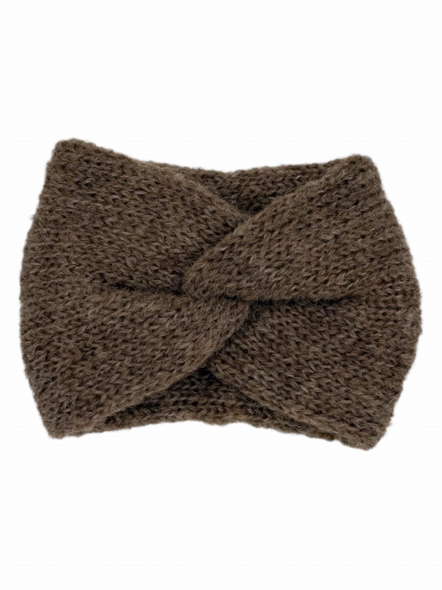 Opaska alpaka - jasny brąz